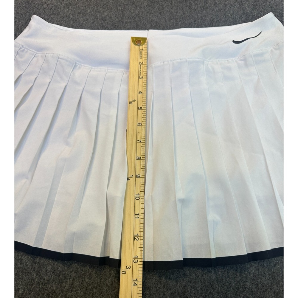 Nike Dri-Fit Victory Skort Shorts Skirt Off White Size Large 728773-100 Pleated - Picture 16 of 16